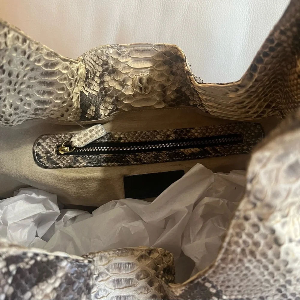 Hunting Season Snakeskin Python Hobo - Picture 4 of 5